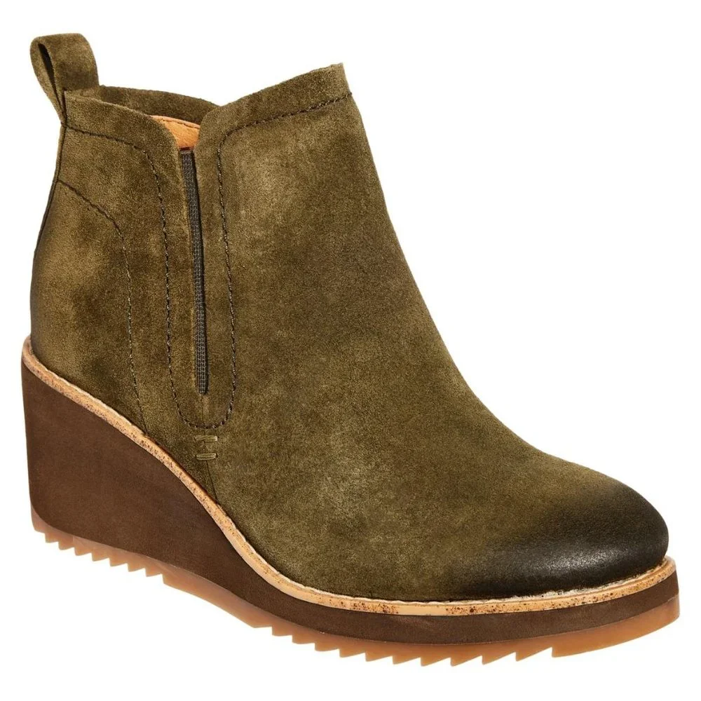 Sofft Emeree Suede Wedge Bootie